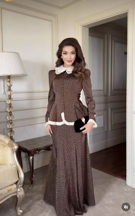 Элегантная вечернее платье