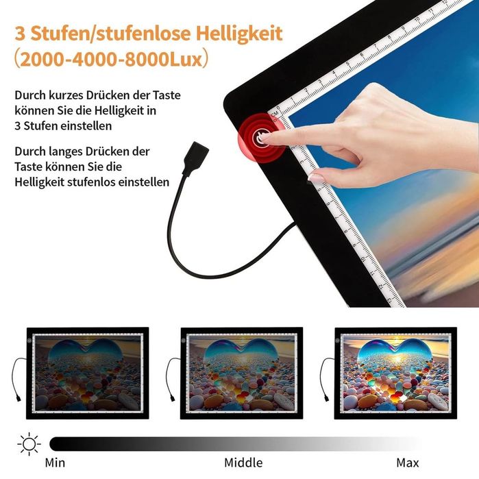 Led дъска за рисуване A4