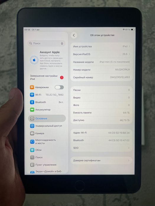 ipad 5 mini В идеале
