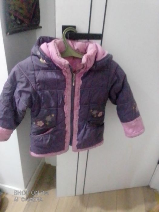 Пуховик зимний на девочку