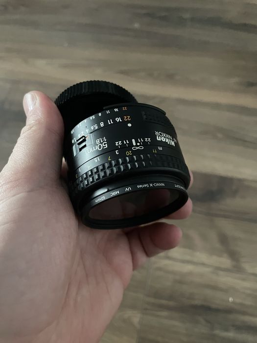 Vand Nikon 50mm f1.8 AF (Nikkor)