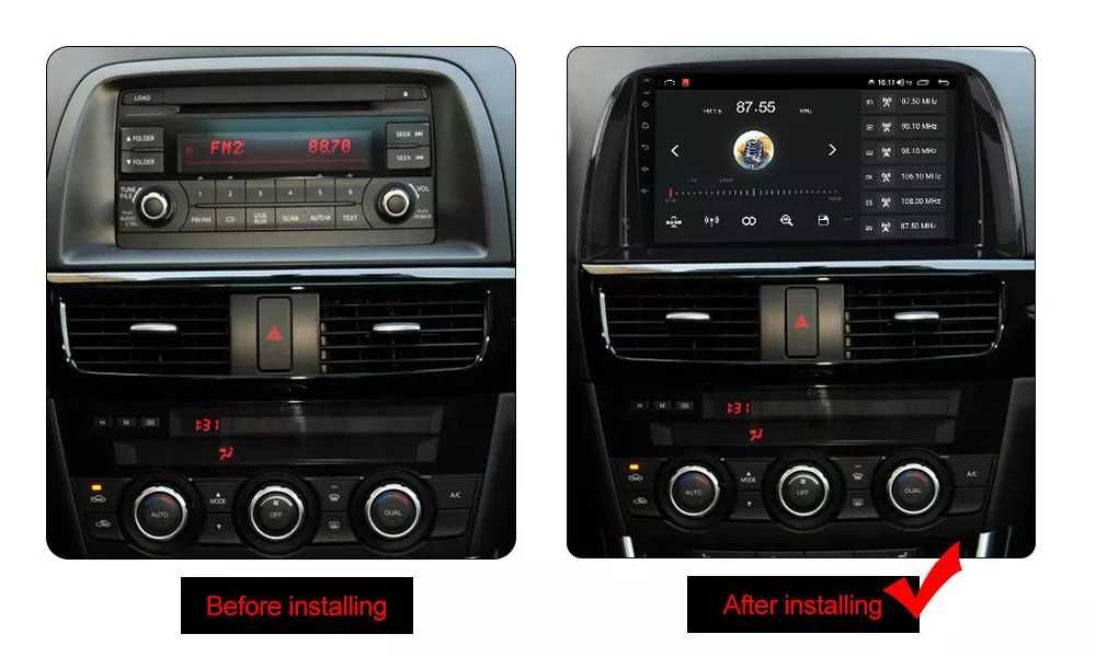 NAVIGATIE Android 14 Mazda CX-5 2011-2017 1/8 Gb Waze CarPlay + CAMERA