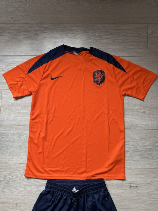 Echipament fotbal Olanda Nike portocaliu complet tricou + șort