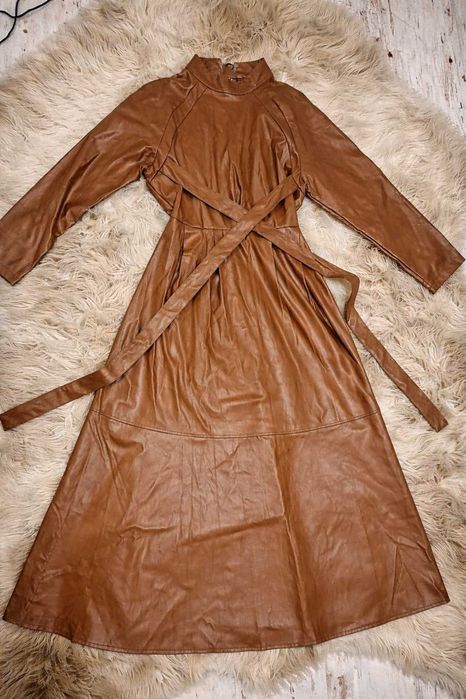 Дамска кожена рокля