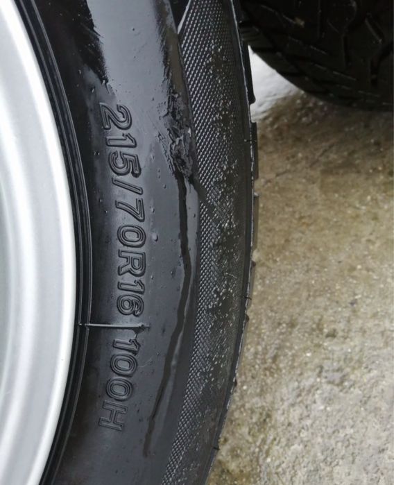 Jante aluminiu cu cauciucuri de iarna R16