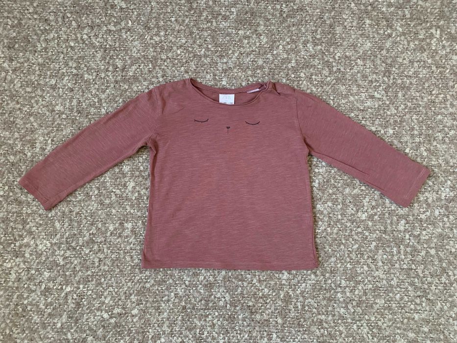 Сет от блузки с дълъг ръкав за момиче ZARA - 104/110 cm
