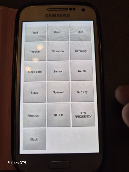 Samsung s4 mini cu urme de burn in + husa s view