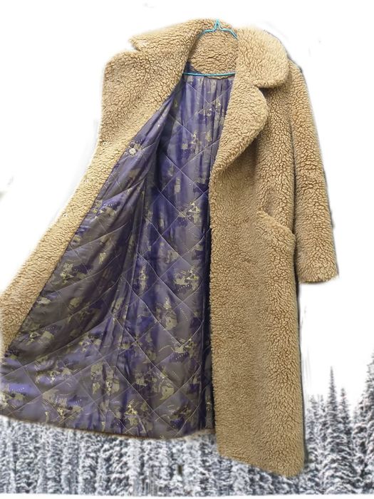 Шуба Тедди из натуральной шерсти