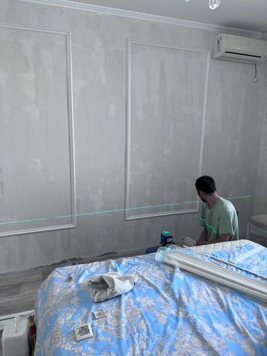 Левкас, финишка, штукатурка, ремонт