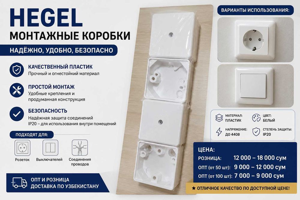 Elektrika mahsulotlari rezetka, vklyuchatel