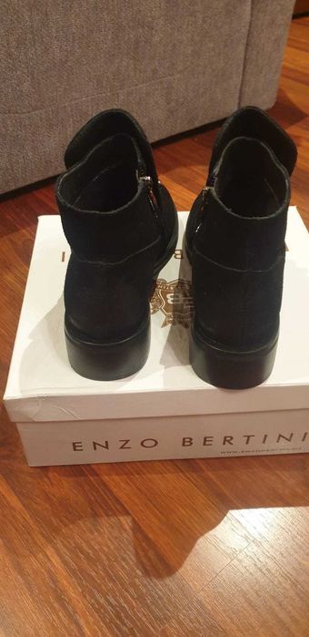 Ghete dama ENZO BERTINI piele întoarsă, noi nr 38