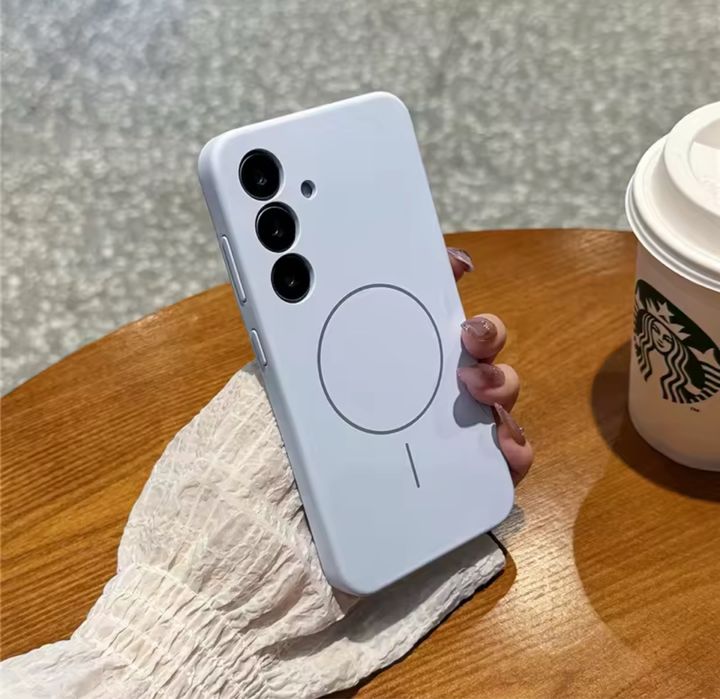 Samsung S24 S25 PLUS ULTRA - Husa Magsafafe Alcantara Inside