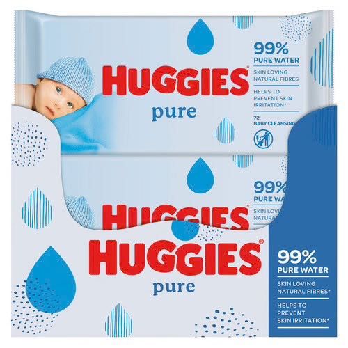 Мокри Кърпички “Huggies Pure 12x60 Pack”