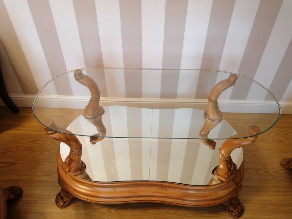 Set mobilier vintage pentru living 8 piese