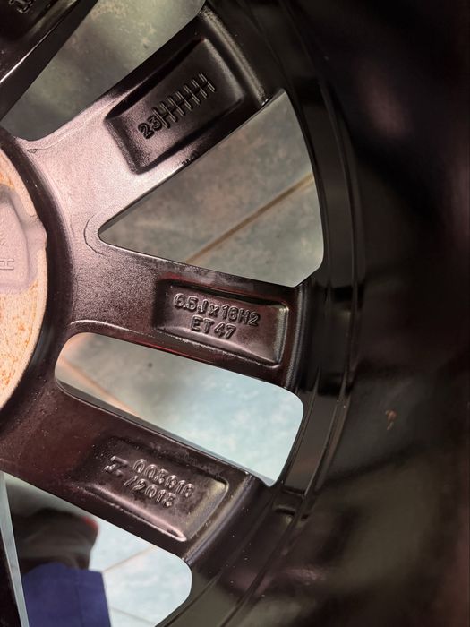 Jante aliaj diamond cut R16 originale VW Polo 195/55/16 vara