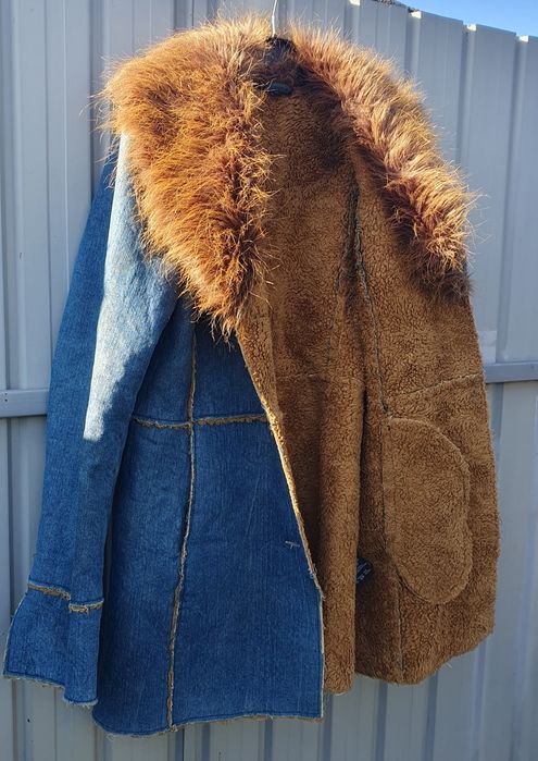 Haina imblanita Denim/Cojoc