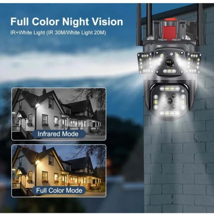 Super Camera de supraveghere 6k 360° WiiFii