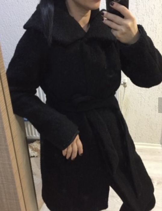 Черно палто  М/Л