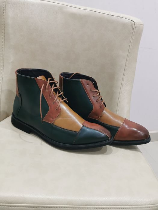 Pantofi ghete piele naturală 42