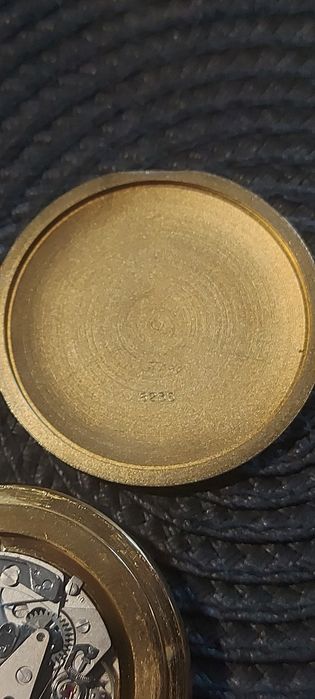 Ceas de Buzunar Aero Watch Neuchatel Moon Phase Chronograph Gold