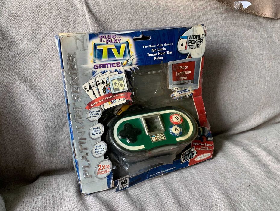 Consolă Plug & Play TV World Poker Tour Texas Hold’em, Jakks Pacific