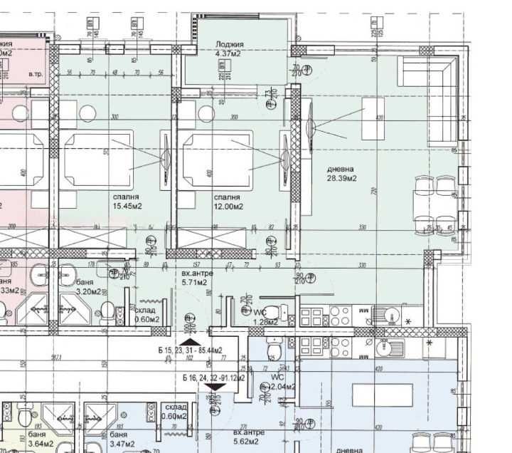 Продава се Тристаен апартамент в Пловдив, Център - 101 кв.м за 895 €/кв.м - Снимка #12
