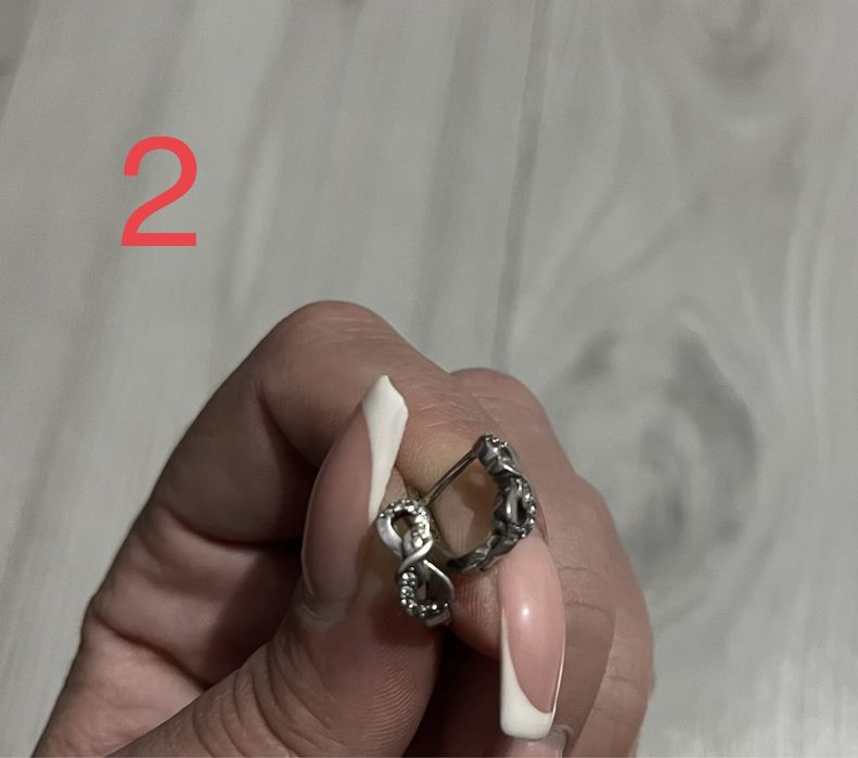 Сребърни обеци