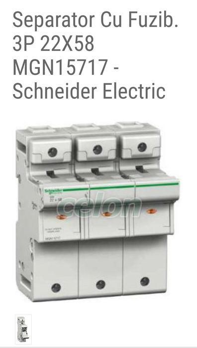 Vand MPR separator cu fuzibil Schneider