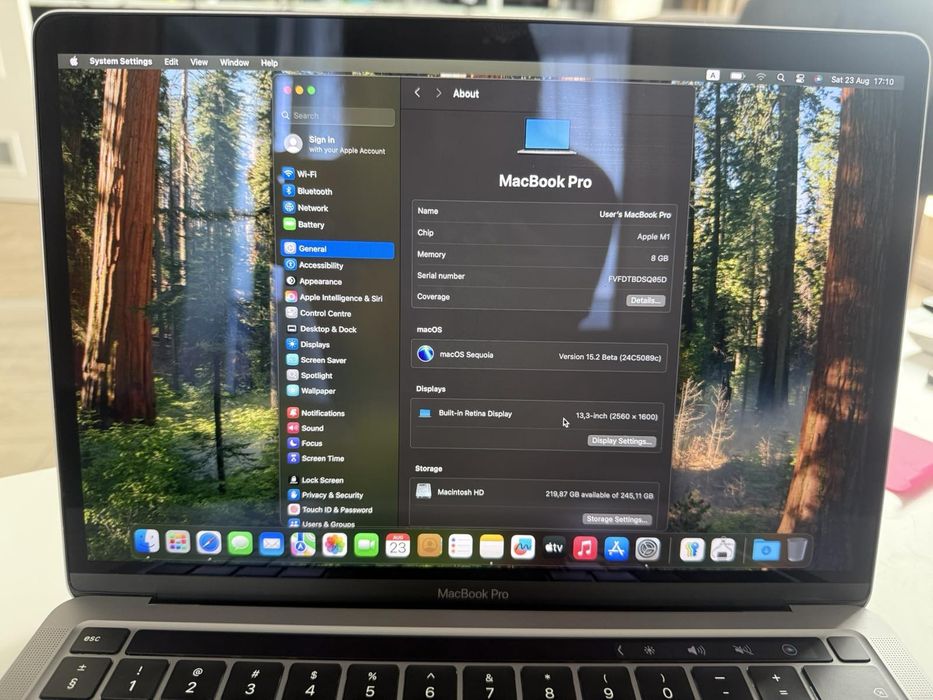 MacBook Pro 13” M1 Retina Display Touchbar