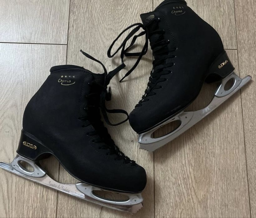 Фигурные Коньки Edea размер 270 с лезвиями John Wilson Coronation Ace