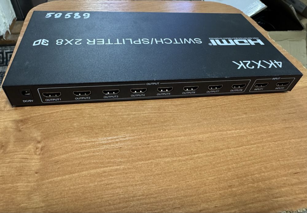 Сплиттер HDMI Switch/Splitter 3d 2x8 4Kx2K