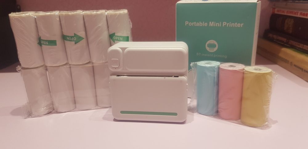 Мини-принтер Portable Mini Printer