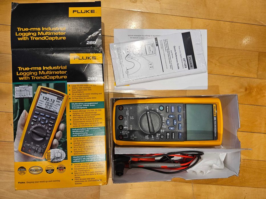 Multimetru digital Fluke 289 si 114, clipsuri Fluke si cabluri Mueller