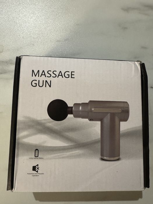 Домашен масажен пистолет с 4 приставки