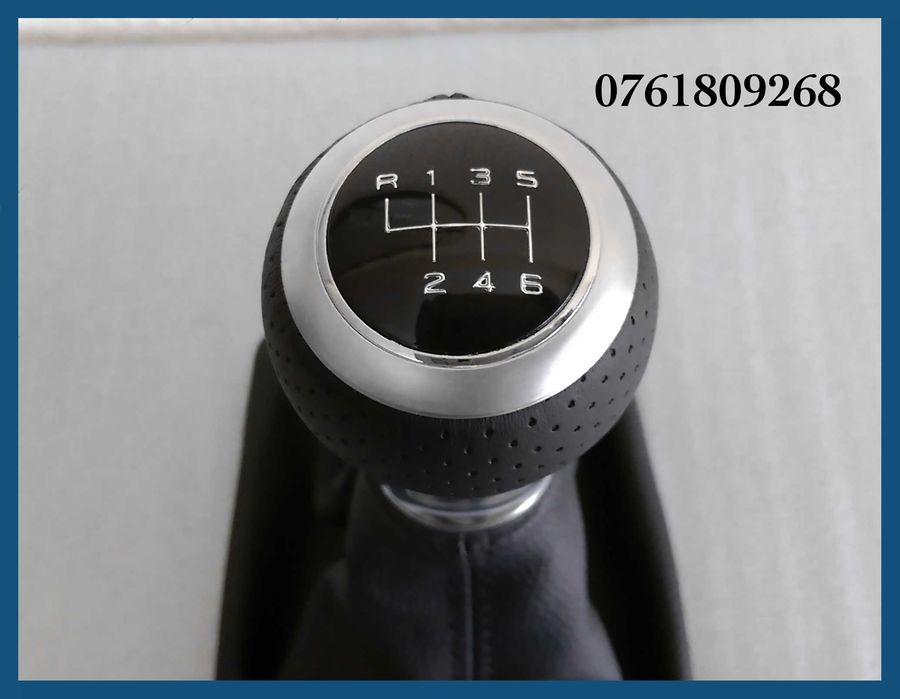 Manson + nuca schimbator piele S Line Audi A4 B8 A5 A6 Q5 cu 6 trepte