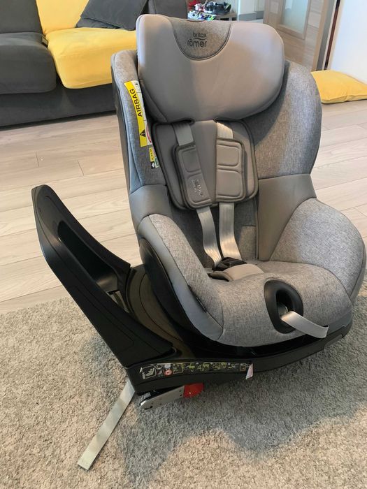 Scaun auto 360 Dualfix I-size Grey Marble, 0-4 ani, Britax Romer
