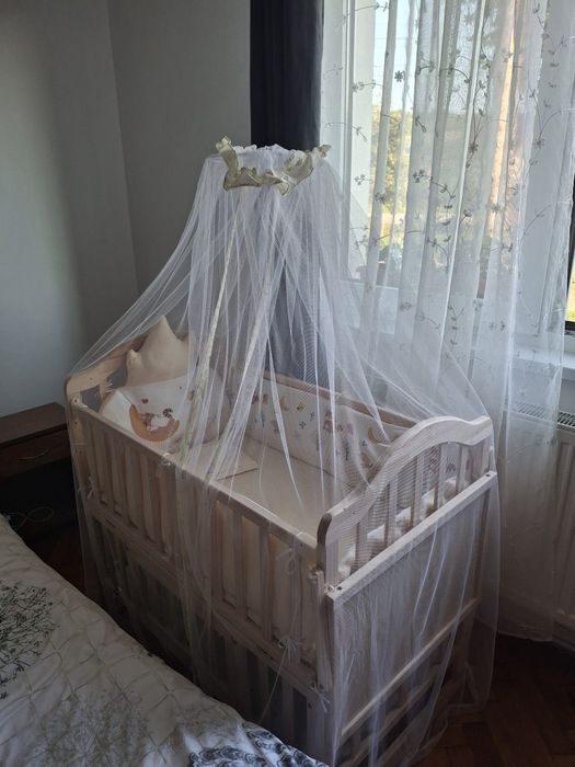 Patut Lemn Teox 5 Functii Natur Saltea Cocos Set Complet