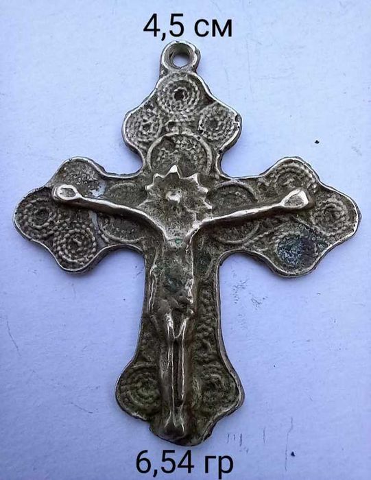 Сребърни висулки / кръст / проба 925