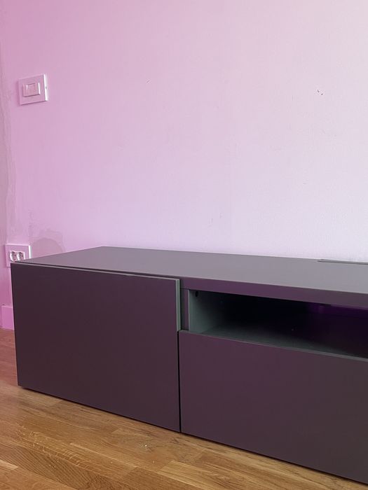 Comoda TV - 180 cm, gri inchis