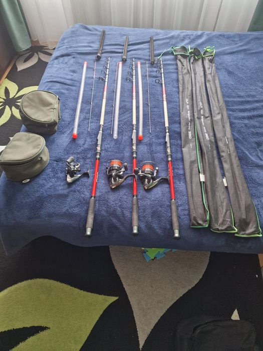 Set 3 unditele feeder+ mulinete+ rotpod