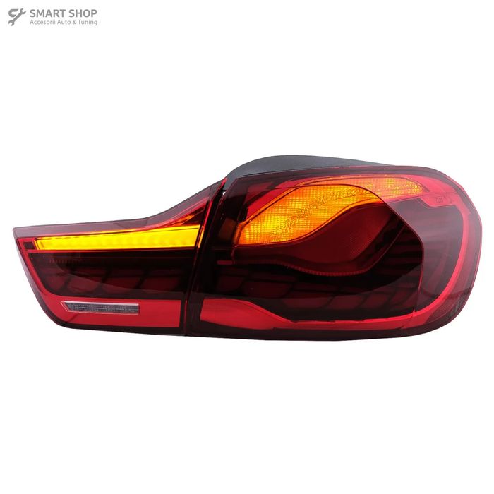 Stopuri OLED BMW Seria 4 F32 F33 F36 M4 F82 F83 (2013-03.2019) Rosu cu