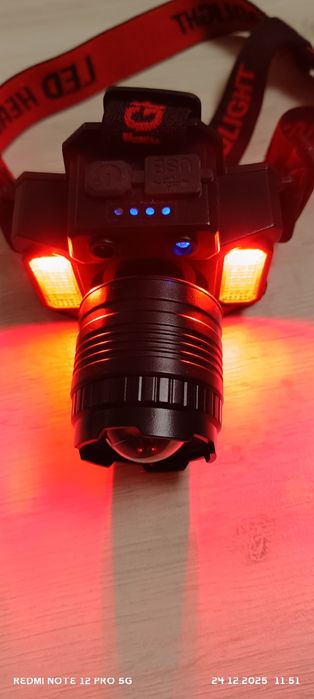 Налобный фонарь   LED+COB