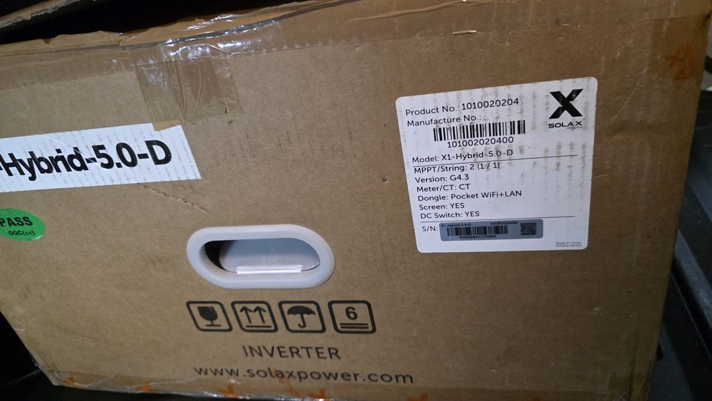 Монофазен хибриден инвертор Solax x1 hybrid g4 5kW