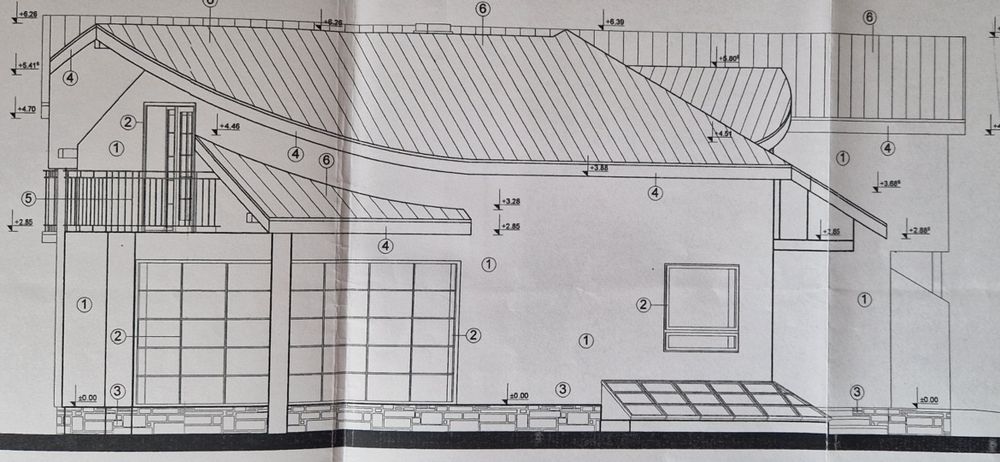 Teren de 966mp cu casa in construcție Micalaca
