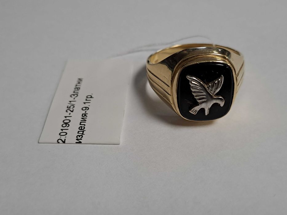 Мъжки златен пръстен 9,1гр.