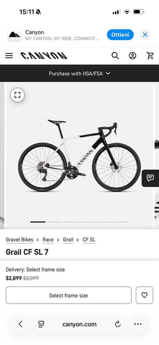 Vand bicicleta canyon