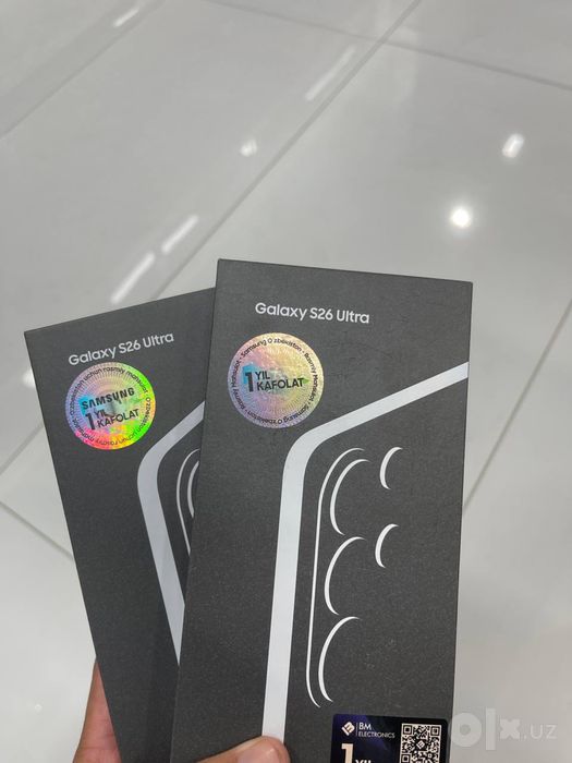 Samsung s seriyalar sotiladi s26 ultra 12/256 kmga qzu bosa