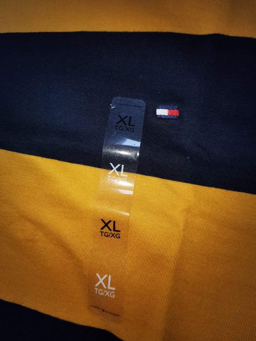 TOMMY HILFIGER - Tricou galben, rosu, verde