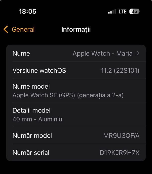 Apple Watch SE (generația a 2a) Se vinde urgent ‼️