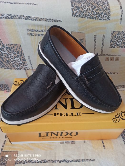 Мужские кожаные мокасины. Производство фабричный Пекин.